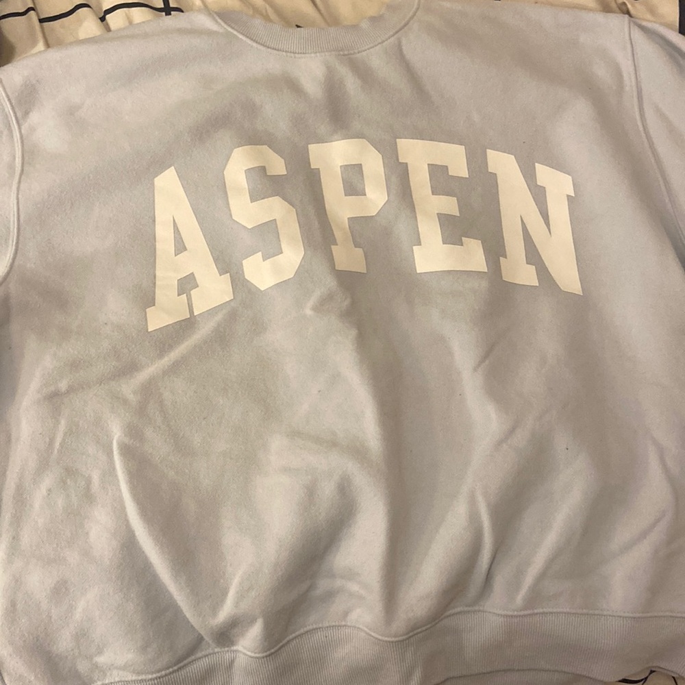 Blue wild fable aspen sweat shirt